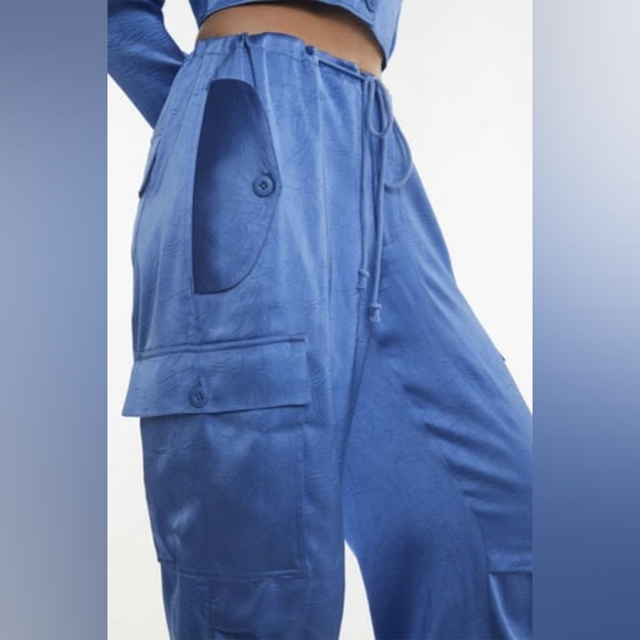 Oval Square Women's OSPolish Cargo Trousers Sz S - Picture 3 of 11